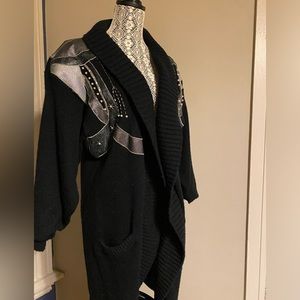 Embroidered Design Jacket Vintage 80s Rare